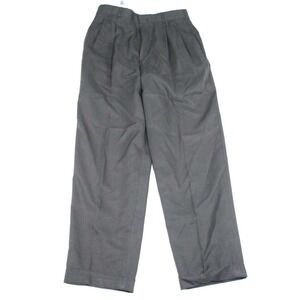 Slates Basic Men Gray Dress Pants Business Hook & Eye Size 32X34